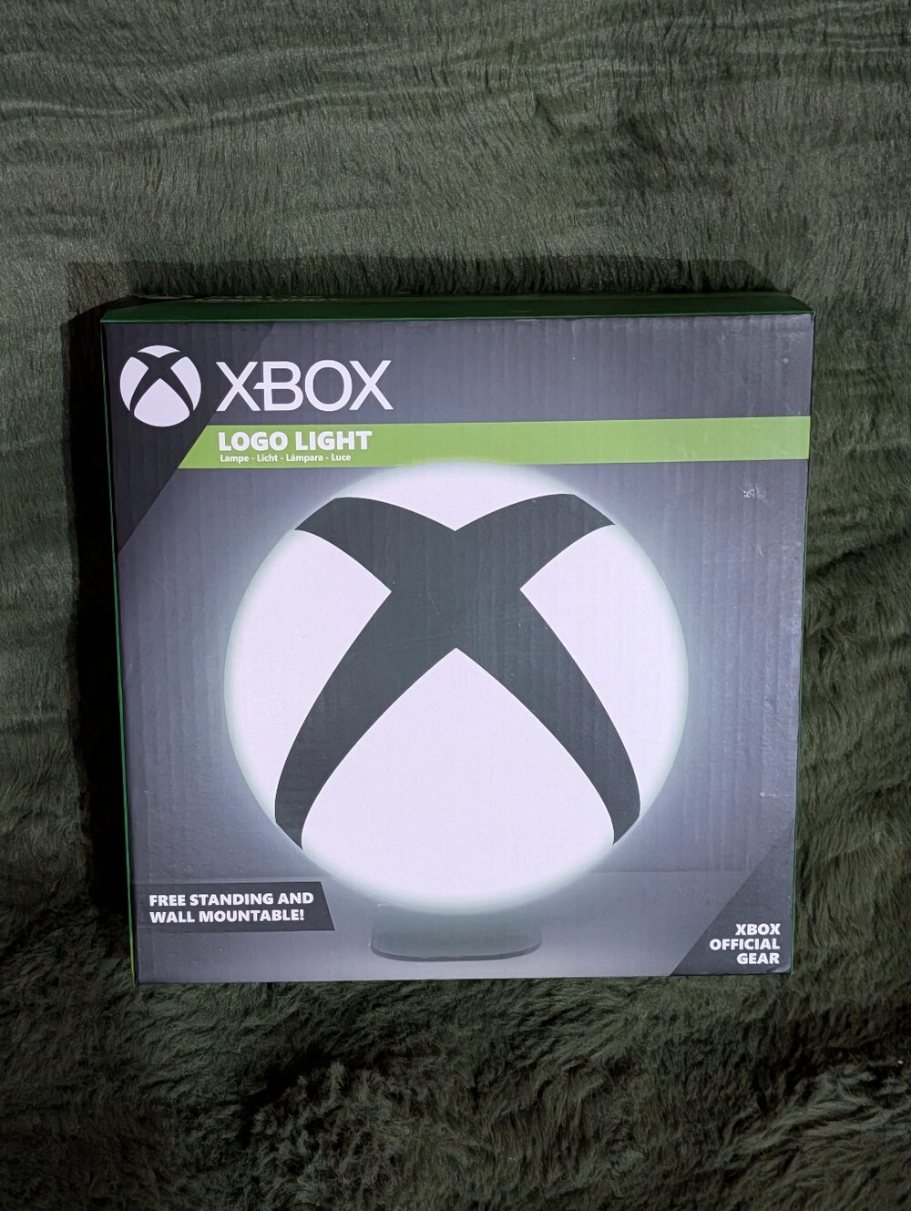 Brand New Paladone Microsoft Xbox Logo Light Free Standing or Wall Mountable